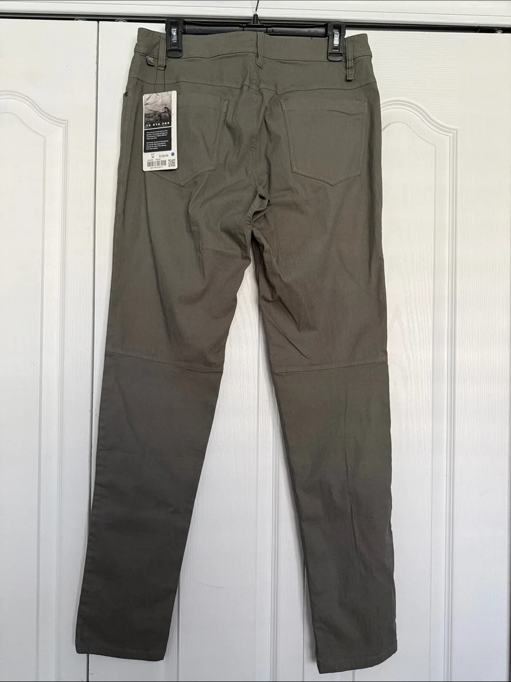 lululemon athletica Men's ABC Pant Slim 34”L in Washed Heathered Grey Sage